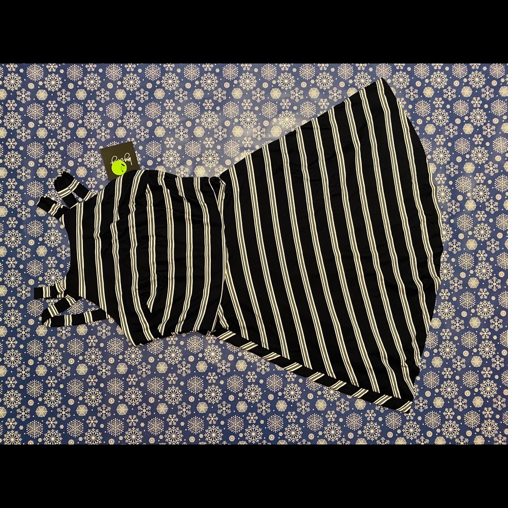 White striped summer dress